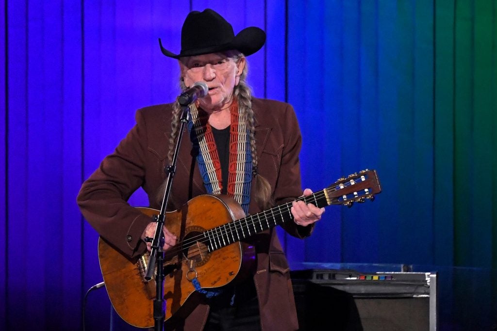 In this Nov. 13, 2019, file photo, Willie Nelson performs in Nashville, Tenn. (AP Photo/Mark J. Terrill)