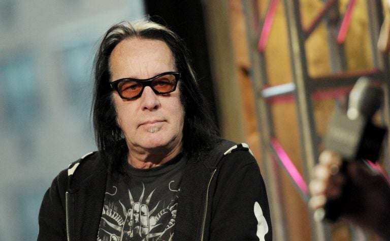 Todd Rundgren speaks during AOL's BUILD Speaker Series