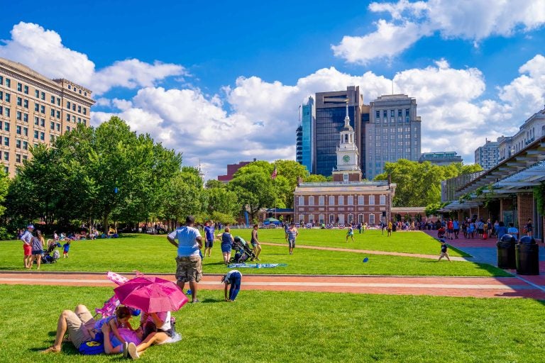 Independence Hall in Old City. (Courtesy of Visit Philly)