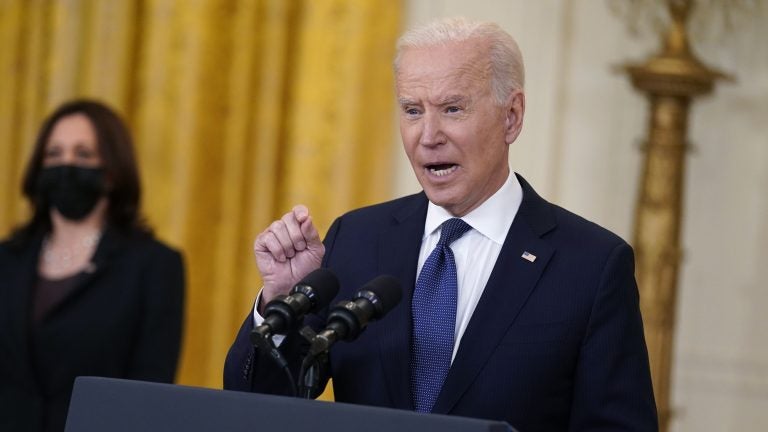 President Biden speaks at the White House