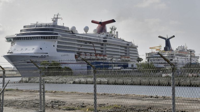 Carnival Cruise Line ships docked at the Port of Tampa in Tampa, Fla., in March 2020 following the CDC coronavirus No Sail Order. A Celebrity Cruises ship has received CDC permission to operate the first cruise from a U.S. port since the No Sail Order. (Chris O'Meara/AP Photo)