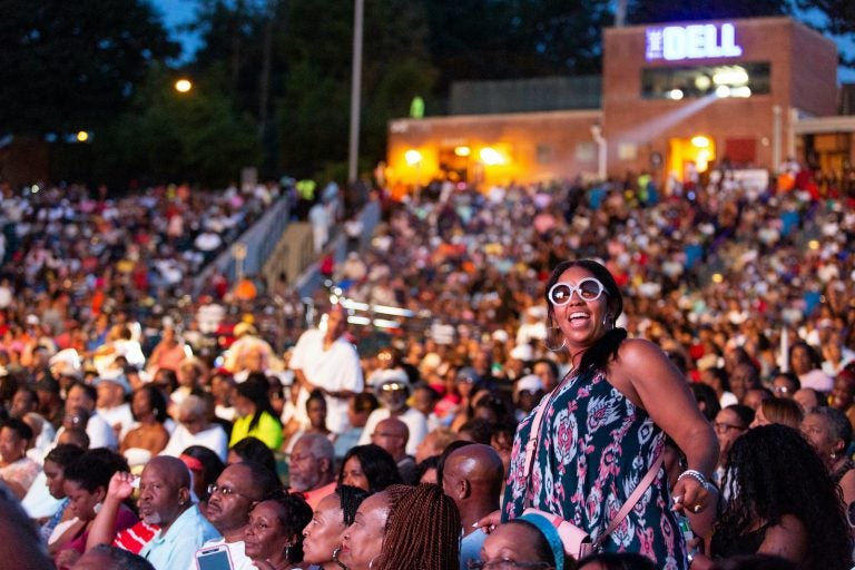 Attendees are pictured at the Dell Music Center