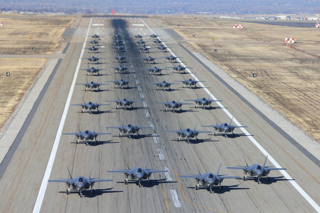 Hill Air Force Base's Fighter Wings Fly Dozens Of F-35A Fighters In Combat Exercise In Utah