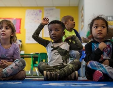 Noah Goliday in his pre-K class at Elsie Whitlow Stokes Community Freedom Public Charter School. A system launched in 2014-15 permits families to navigate the some 230 DCPS and charter school options in the city via a single online application, then matches students to their top choice schools via a groundbreaking algorithm that helped win it's creator the 2012 Nobel Prize in economics. (Photo by Evelyn Hockstein/For The Washington Post via Getty Images)