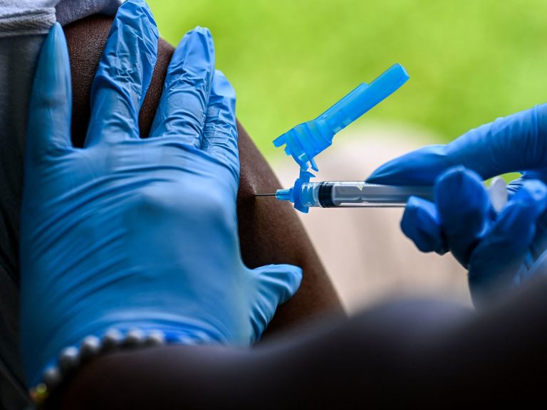 The majority of anti-vaccine claims on social media trace back to a small number of influential figures, according to researchers. (Chandan Khanna/AFP via Getty Images)