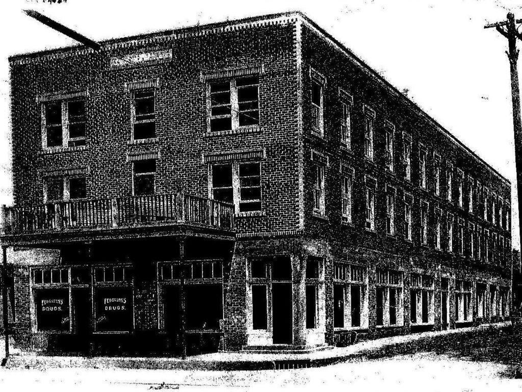 Exterior view of the Stradford Hotel, in Tulsa, Oklahoma, in the late 1910s or early 1920s. One of the largest black-owned hotels in the United States, it was destroyed during the Tulsa Race Massacre in 1921. Today, the great grandson of the Stradford hotel chain's founder is a well known investor in Wall Street. (Greenwood Cultural Center/Getty Images)