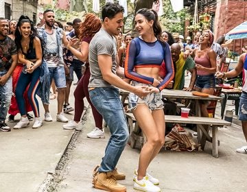 Melissa Barrera and Anthony Ramos in In the Heights