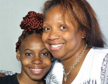 When Jade Rone, left, was first taken into Stacia Parker's care, she kept her feelings to herself. At their StoryCorps interview in Philadelphia in June 2019, Parker told her, 