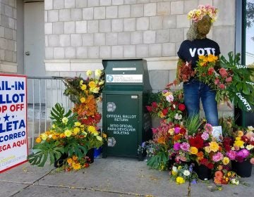 Jig-Bee Flower Farm decorated ballot drop boxes during the November 2020 election