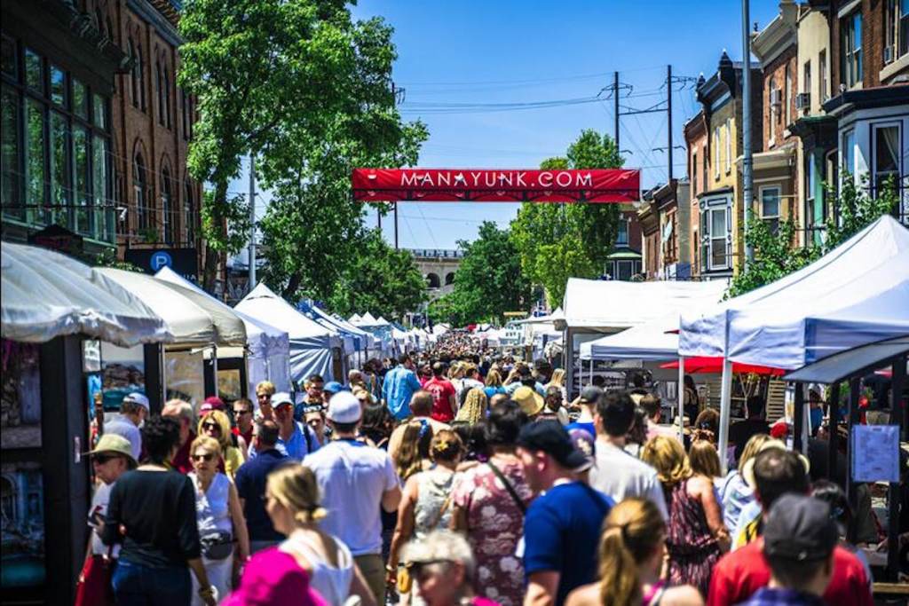 A past iteration of Manayunk Arts Festival. 