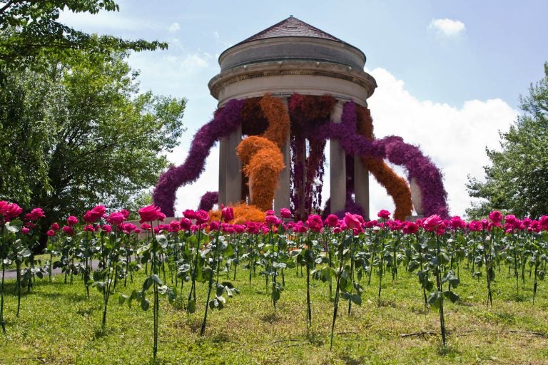 Jeff Leatham’s “Habitat” at the 2021 Flower Show