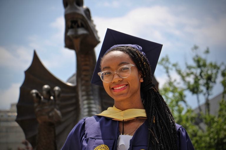 Micaiah Levy, 22, is a 2021 graduate of Drexel University. (Emma Lee/WHYY)