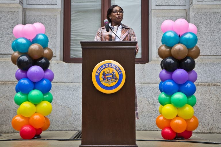 Celena Morrison is the Executive Director of the Office of LGBT Affairs for the City of Philadelphia. (Kimberly Paynter/WHYY)