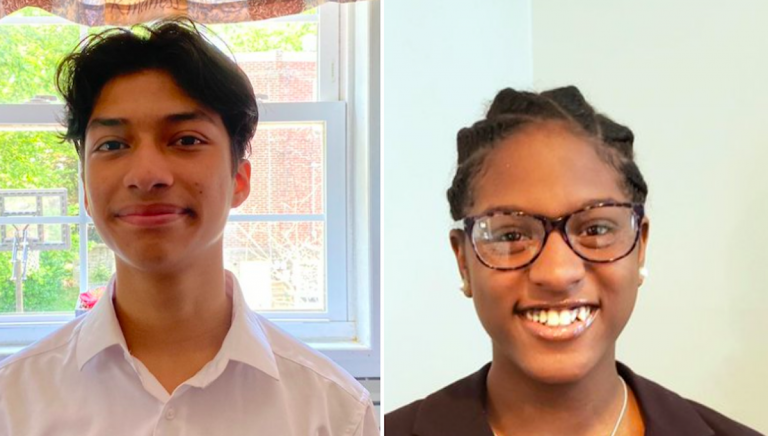 Armando Ortez, a rising senior at Northeast, and Rebecca Allen, a rising junior at Central, will begin serving as Student Board Reps for the 2021-22 school year. (Philadelphia Board of Education)