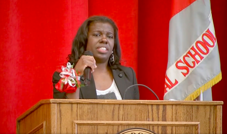 Murrell Dobbins High School principal Ms. Shervon Thompson. (6ABC)