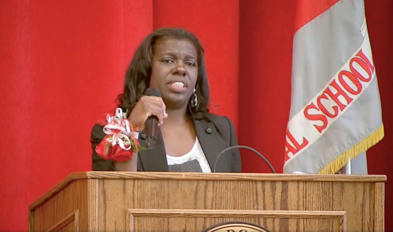 Dobbins High celebrates first alumni principal WHYY