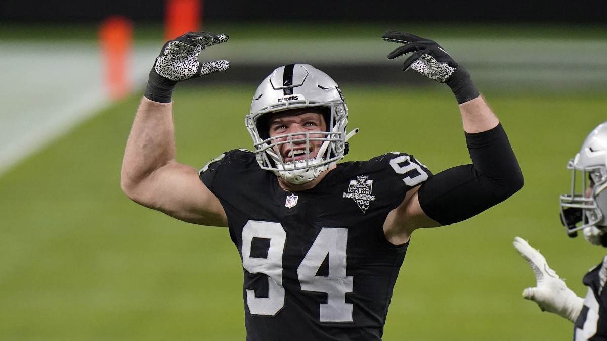 Las Vegas Raiders' defensive end Carl Nassib makes NFL history