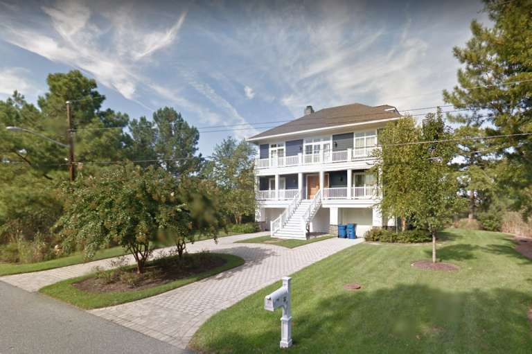 The Biden's beach house in Rehoboth Beach, Delaware. (Google maps)