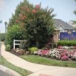 The entrance to Essex Place condominium complex