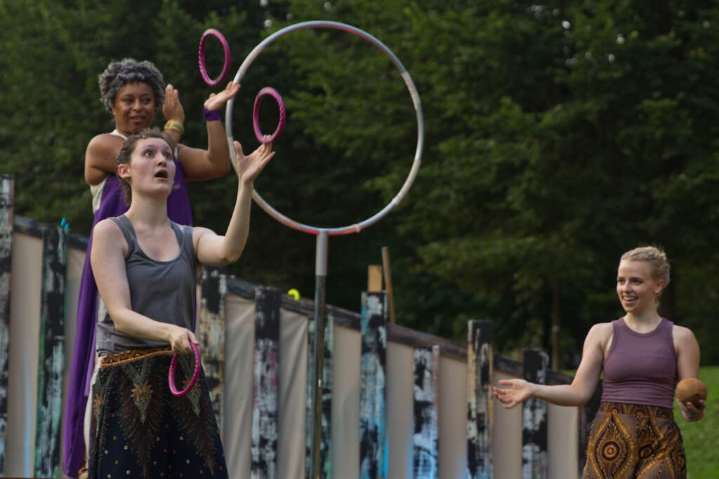 Circus arts are worked into Shakespeare in Clark Park’s production of "Pericles, Prince of Tyre."