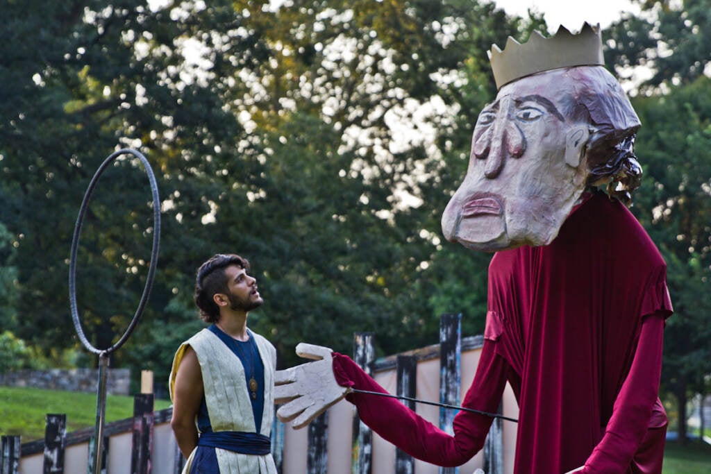 Jo Vito Ramírez as Young Pericles in Shakespeare in Clark Park’s production of "Pericles, Prince of Tyre."