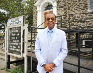 The Rev. Robert Collier of Galilee Baptist Church helped organize a virtual town hall to educate Philadelphians about eviction diversion programs. (Emma Lee/WHYY)