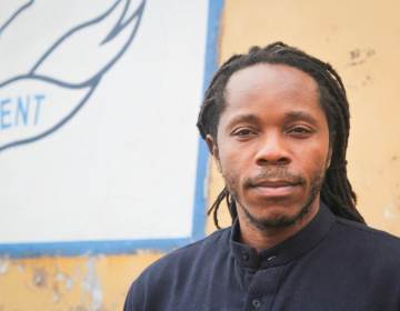 Sierra Leone's minister of education and chief innovation officer David Moinina Sengeh is a man of many talents. He's using mobile phone technology to improve daily life, he invented a way to make a prosthetic limb with a computer-assisted technique and he's a singer and rapper and a clothing designer, too. (Jason Beaubien/NPR)
