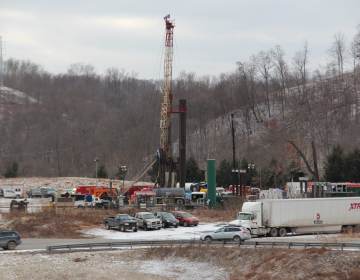A Marcellus shale gas well in Washington County, Pa. (Reid R. Frazier / StateImpact Pennsylvania)