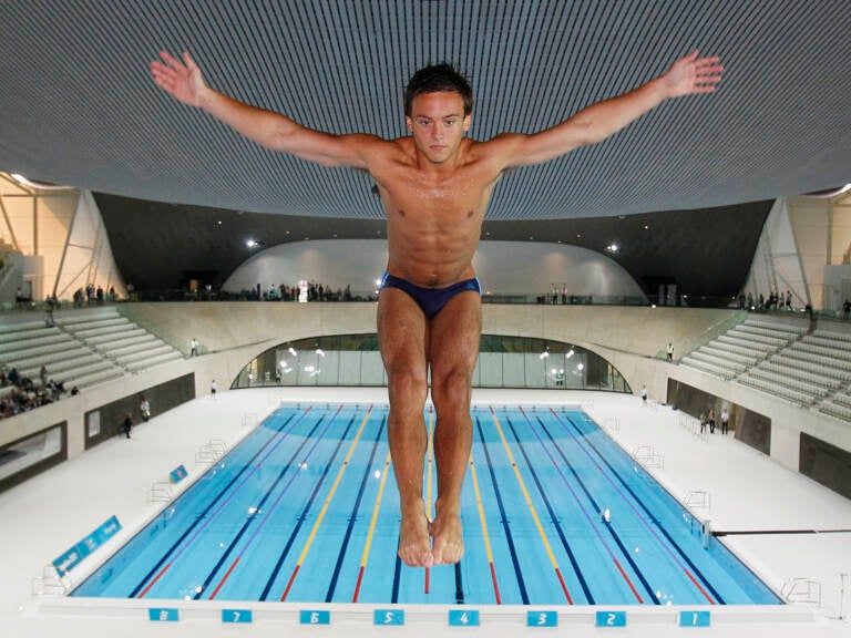 British Olympic diver Tom Daley won his first gold medal on Monday after competing in three other Olympic games. (Kirsty Wigglesworth/AP)