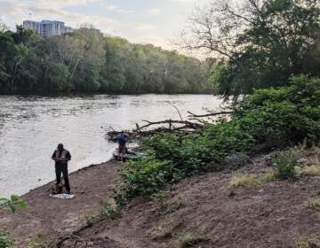 A new ADA-accessible dock is being built in East Falls to make it easier to get out onto the Schuylkill River. (Courtesy of Peg Shaw)