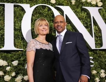 Ruben Santiago-Hudson and Jeannie Santiago attend the 2017 Tony Awards at Radio City Music Hall. Playwright Ruben Santiago-Hudson will both star in his own one-man play, 