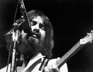 George Harrison performs at the Concert for Bangladesh, held at Madison Square Garden on August 1, 1971 in New York City. Asked why he joined in organizing the event, he said, 