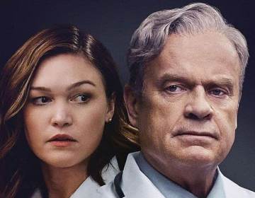 Kelsey Grammer and Julia Stiles in The God Committee