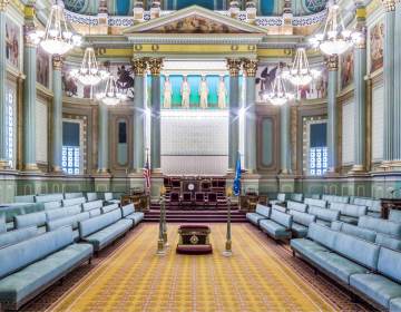 Interior view of The Masonic Temple in Philadelphia