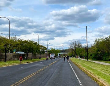 A view down MLK Drive.