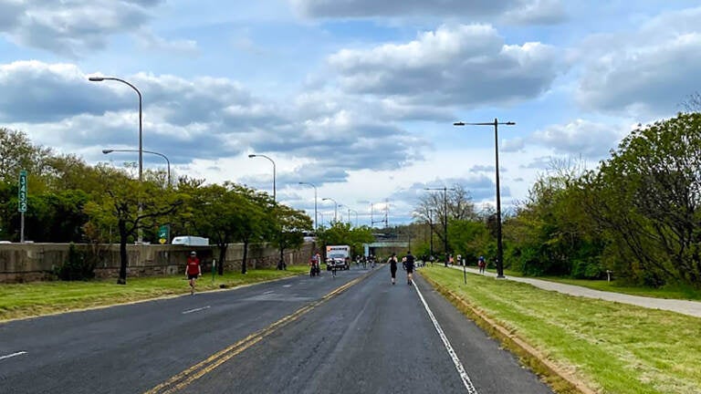 A view down MLK Drive.