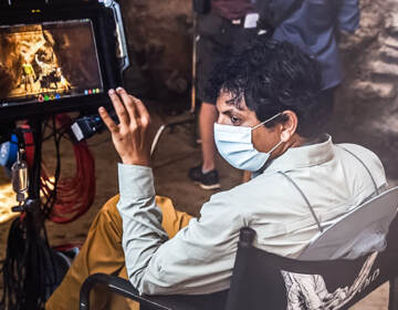 M. Night Shyamalan directing 