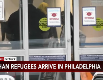 Afghanistan refugees arrive at Philadelphia International Airport