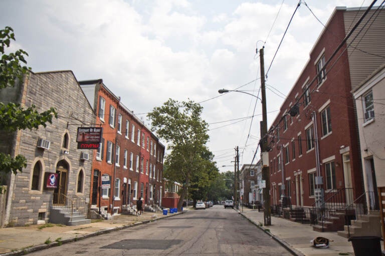 New housing (right) and old in Mantua