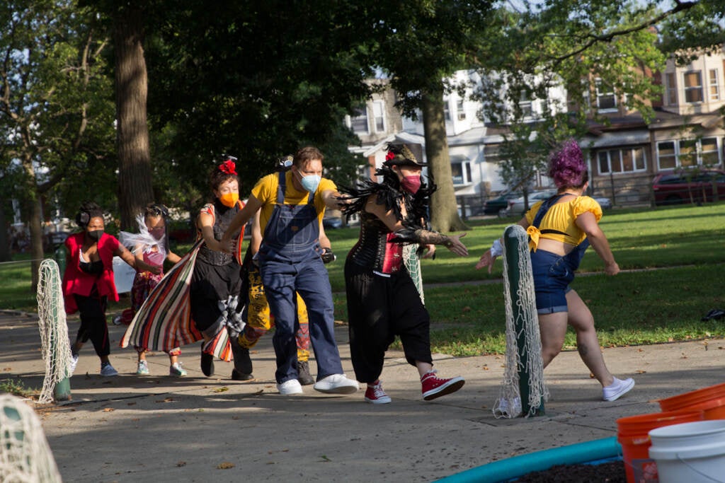 The Shakespeare in Clark Park production of "Peril’s Island" pays homage to a fabled fountain in Harrowgate Park.