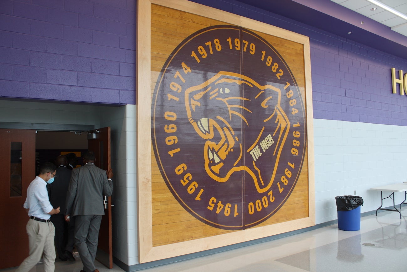 Officials cut ribbon on the new Camden High School campus - WHYY