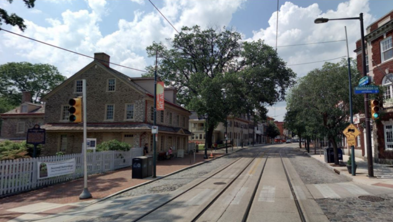 A view of the intersection of Germantown Avenue and Washington Lane in the northern Germantown district. (Google Streetview)