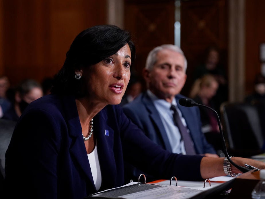 Dr. Rochelle Walensky testifies before a Senate committee