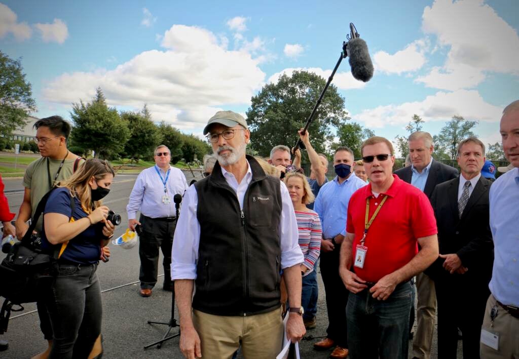 Gov. Wolf speaks in aftermath of Hurricane Ida