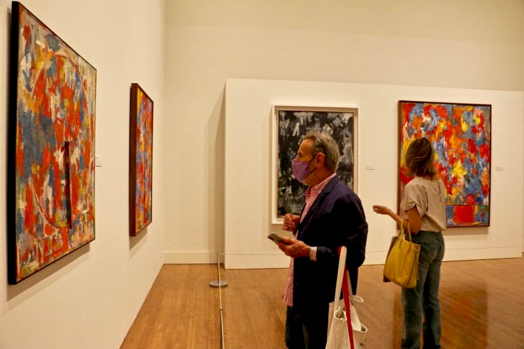 A room of the `` Mind / Mirror '' exhibition