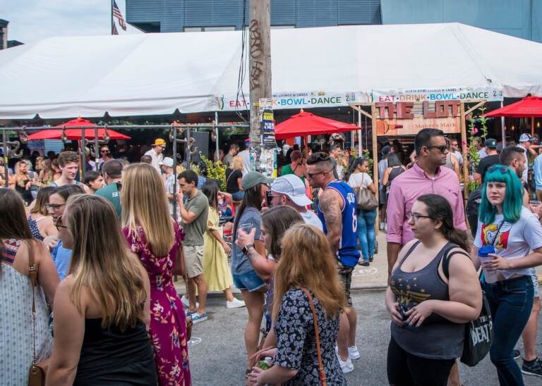 The scene of a previous 2nd Street Festival.