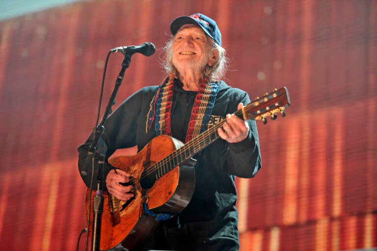 Willie Nelson performs at Farm Aid 30 at FirstMerit Bank Pavilion at Northerly Island in Chicago