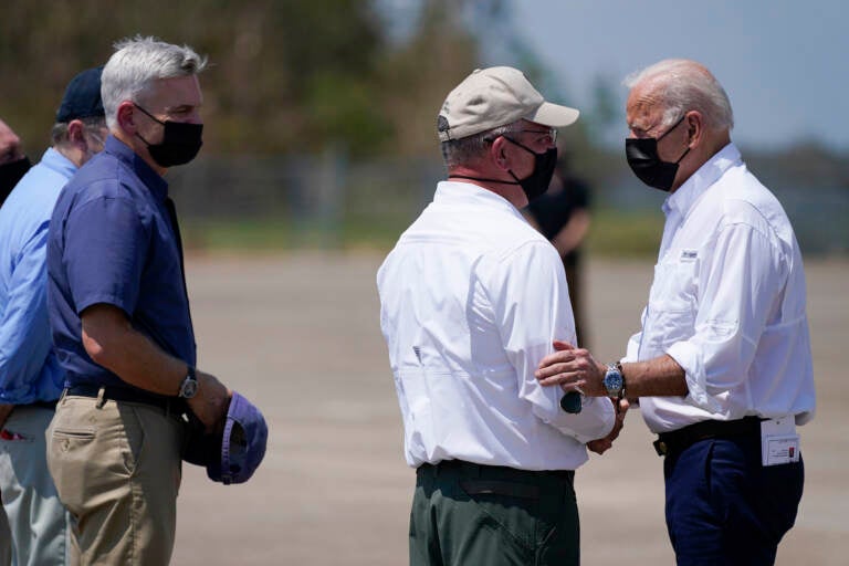 Biden visits states impacted by Hurricane Ida.