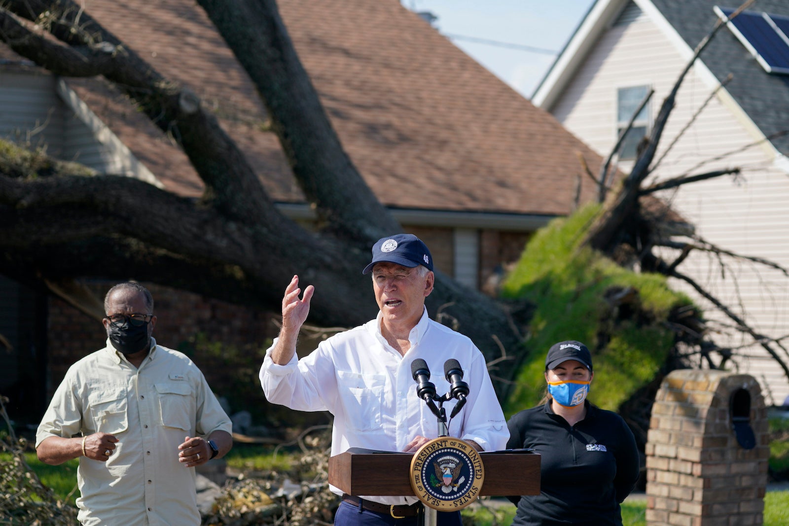 Biden says Ida, wildfires show 'climate crisis' has struck
