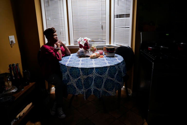 Karla Jefferies is shown in her kitchen